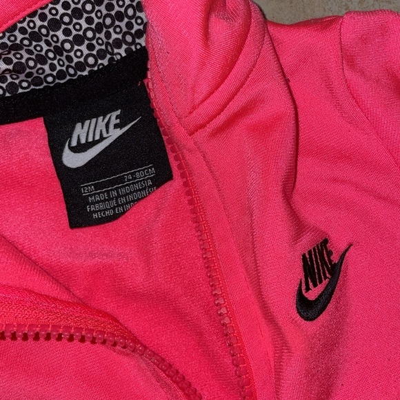 Nike Romper Jumpsuit and Hot Pink Jacket for Baby Girls Size 9-12M - Picture 7 of 9
